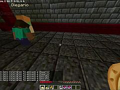 Young bald guys and priest showing staff in Iggsburn village part 2