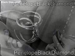 penelope black diamond does anal footing with vibrator for big orgasm preview