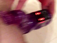 Little Friend Helps With Dildo In Pussy