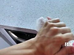 Dont Mind Me Using Your Feet Stepsis In Classic Footjob With Glasses And Cowgirl Riding