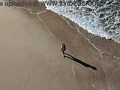 Oh man, that beach walk with the redhead Latina was somethin' else... her big tits just glowin' in the sun.