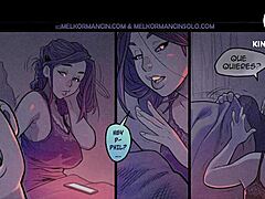 Sweet Tooth Fantasy Unfolds In Wild Group Threesome Comic Adventure