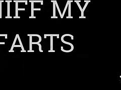 Lick My Hairy Pussy While Sniffing Farts in Femdom Cage