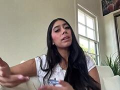 hey check out violet myers diving deeper in this hot interracial casting interview behind the scenes