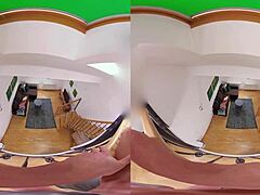 from voyeur to lover in czech vr 331 with blonde riding pov