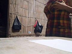 University friend visits country house, leading to intriguing muscular encounter in real homemade tape