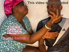 Sex starved mummy G O seduced her missionary step son with glasses and natural tits pussy sex.