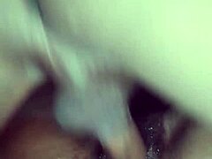 mz moods starts fingering and fucking her pussy missionary style until huge squirting orgasm