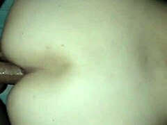 bent over in doggystyle position with colombian girlfriend hinting at amateur friend fun