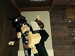 Robloxエモ娘がベッドでガッツリ突かれまくりパート1