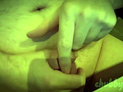 chubbykaot masturbates risky at office