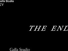 Brunette Regina Moonshine takes 4 bbc for hard wet fuck with deepthroat, handjob, and double penetration.