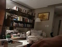 Aline gives Flavio a bedtime handjob surprise