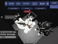 Intense Cheating On Boyfriend With Big Black Cock In Roblox Condo