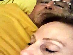 Aline gives Flavio a bedtime handjob surprise