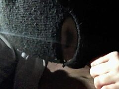 Femdom Blowjob in Car with Rough Deepthroat and Handjob from Horny Girlfriend