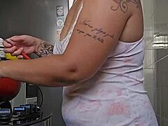 pregnant woman showing off her style