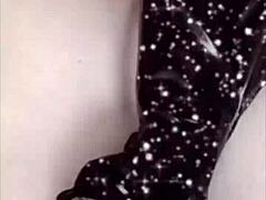 look at this babe taking it hard from behind in homemade quickie