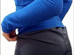 Why is this crazy latina nurse making homemade porno in the hospital office with big ass spreading?