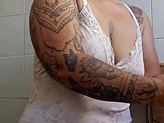 pregnant woman showing off her style