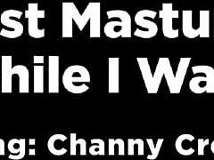 Channy crossfire masturbates solo.