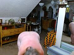 1148 a booty spreading short panty parade only thongs and gstrings, check this mature tease!