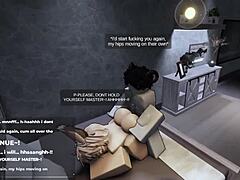 Adorable Femboy Begs For More While Getting Pounded Senseless In Roblox Game