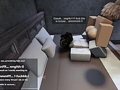 Adorable Femboy Begs For More While Getting Pounded Senseless In Roblox Game