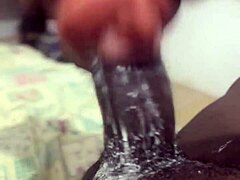 Huge Thick Black Dick Guy Masturbates And Creams Toy In Dorm