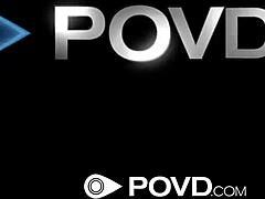 In the backyard, busty brunette Ashley Adams got FUCKED hard in POV style during an outdoor session.