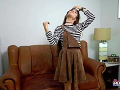 Exotic Brunette Pamela Morrison Boldly Sucks Hard Cock and Gets Pussy Fucked in Casting