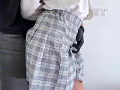 cute teen loves tied up blowjob with deepthroat and facial