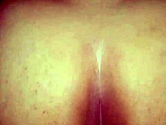 Neighborhood slut begs for loud TV to hide moans while I pound her pussy hard with my balls slapping