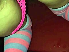 i took the young latina to the swingers house and fucked her rough at gloryhole until creampie in mouth