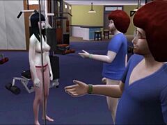 hey, wanna see raven work out her big tits in this wicked of whimsville comic gym episode