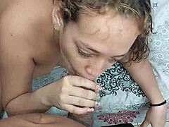 Stepsister I love how you suck my cock so deep!