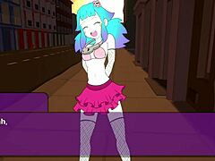 halloween harem unfolds in steamy porn gameplay