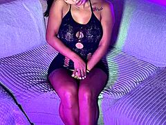 Beautiful Colombian Milf Masturbates Pussy