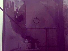 stepmom gets wild in bathroom sex with big ass ebony milf riding big cock in doggystyle