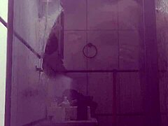 stepmom gets wild in bathroom sex with big ass ebony milf riding big cock in doggystyle