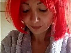 brushing your teeth is important and chantal loves filling her mouth with toothpaste