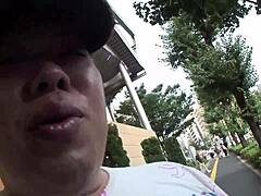 yo, check out japanese slut sarina tsubaki stripping naked in public spots for fun 😏🌳