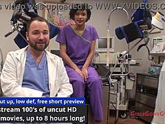 Second Opinion Cheered Up With Jackie Banes In Nurse Uniform And Gloves!