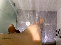 Young Colombian Guy Masturbates Huge Monster Cock With Double Cumshot Close Up In Homemade Hotel Balcony And Bathroom