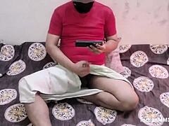 Indian couple shares homemade video where hot bhabhi gets fucked doggystyle with creampie and squirting in hardcore sex.