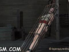 Sexy Toy T Delivers Intense BDSM Action With Cute Brunette In Hardcore Fetish Play