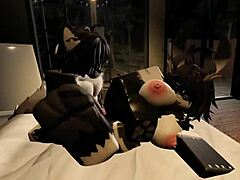 Cute Moth Gets Fucked by Big Dicked Furry in Roblox!