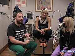 hey, ever wondered about dr tampa taking channy crossfire in that wild hospital nurse scene with shaved pussy and toys?