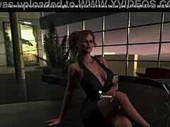 Office Party Fun With Sophie Featuring Blowjob And Shaved Pussy Action