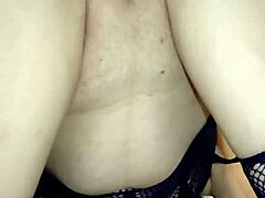 deep throat and anal with amateur milf bent over blowjob close up